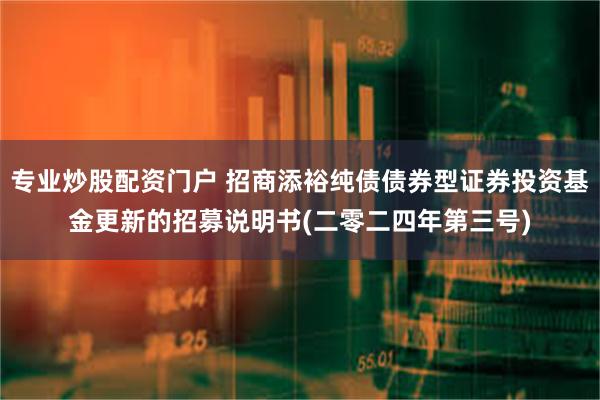 专业炒股配资门户 招商添裕纯债债券型证券投资基金更新的招募说明书(二零二四年第三号)